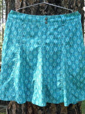 Athleta Whatever skort skirt size 4 geometric patterns